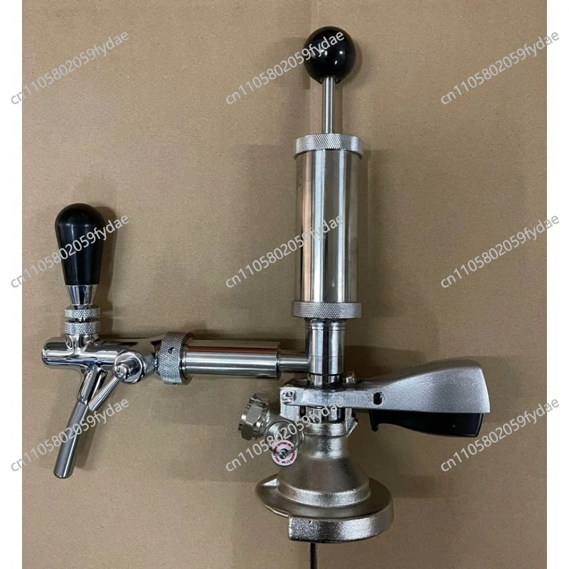 Edelstahl-Zapfhahn für Fassbier Craft-Bier Einfacher Manueller Zapfhahn Plattentyp Well-Style Bierpumpe