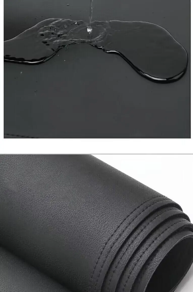 Black Leather Dashboard Cover Dash Protector Pad Mat For Ford Edge 2015-2018