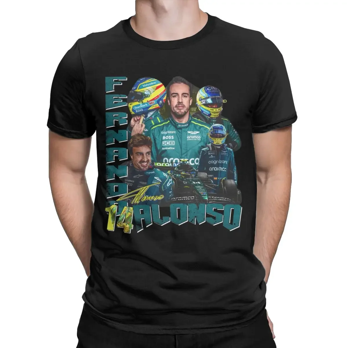 Summer 2024 Fernando Alonso for Men Women T Shirt Racing Apparel Funny Tee Shirt T-Shirt Cotton New Arrival Clothes