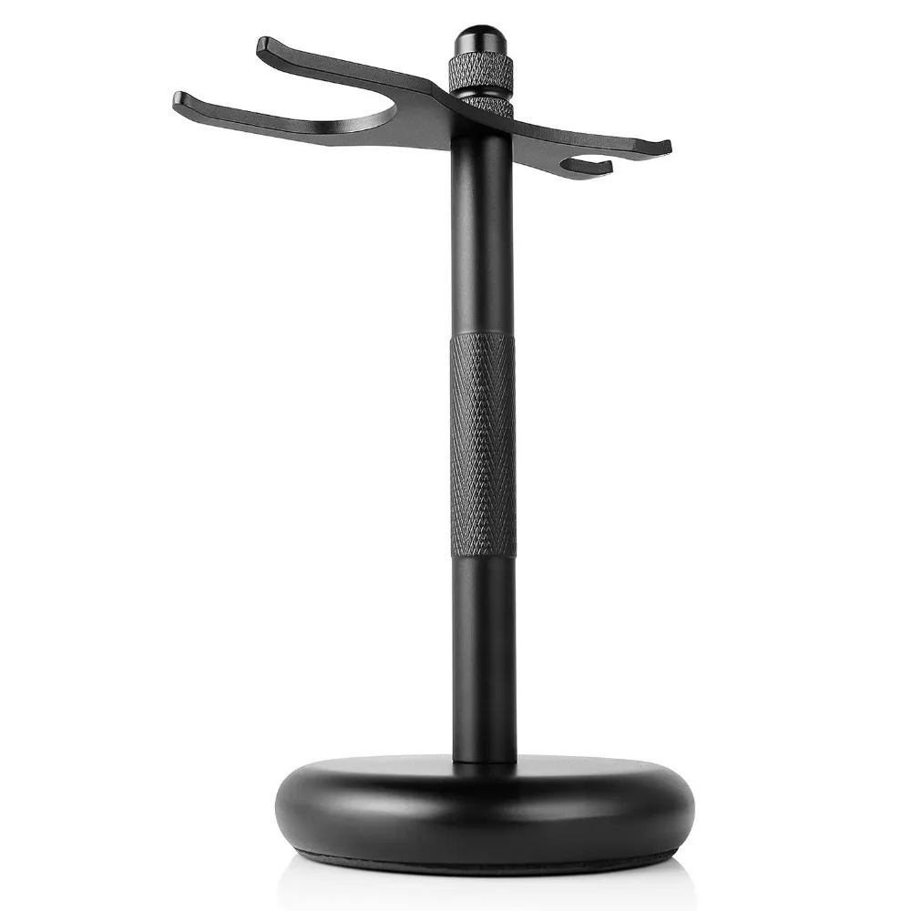 

Подставка для бритвы и кисти из сплава с хромированным покрытием, с очень широкими отверстиями, утяжеленным основанием для безопасности