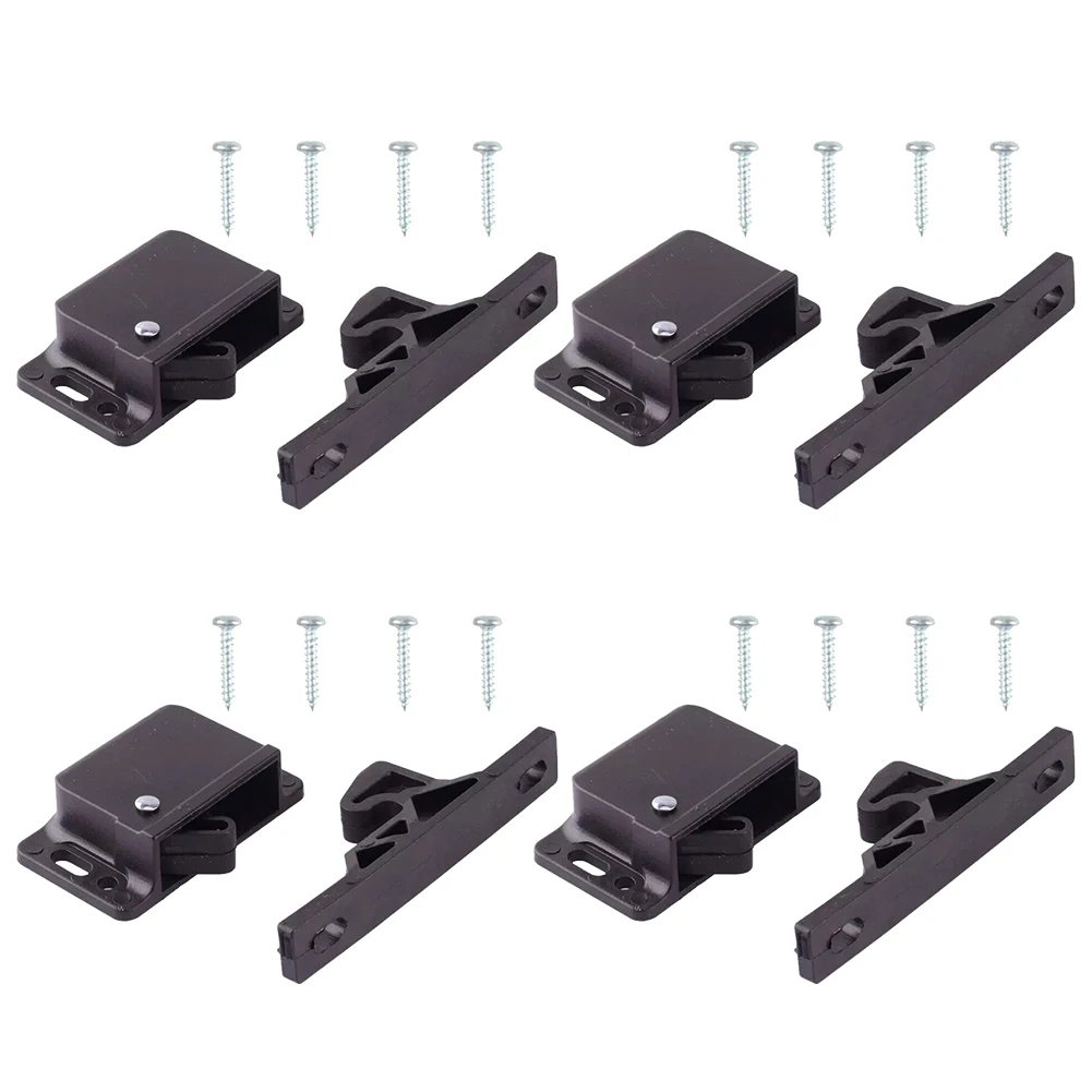 4 Sets Rv Cabinet Latch Drawer Grabber Catch Safety Proof Latch For RVs, Offices, And Homes, This Grabber Latch Is Suitable