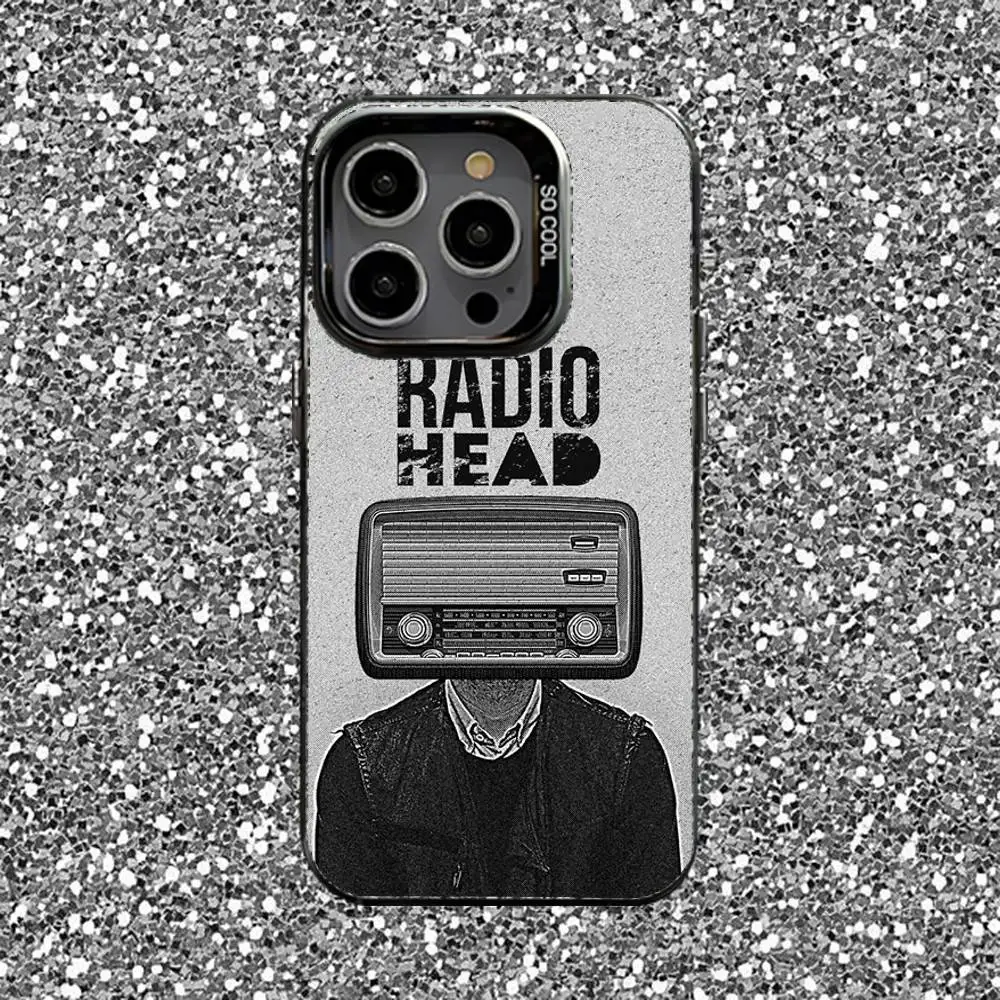 حافظة هاتف Rock R-Radiohead All I Need لهاتف iPhone 16,15,14,13,12,11,Pro,XS,Max,Plus,Mini,SE غطاء مقاوم للصدمات باللون الأسود غير اللامع #5