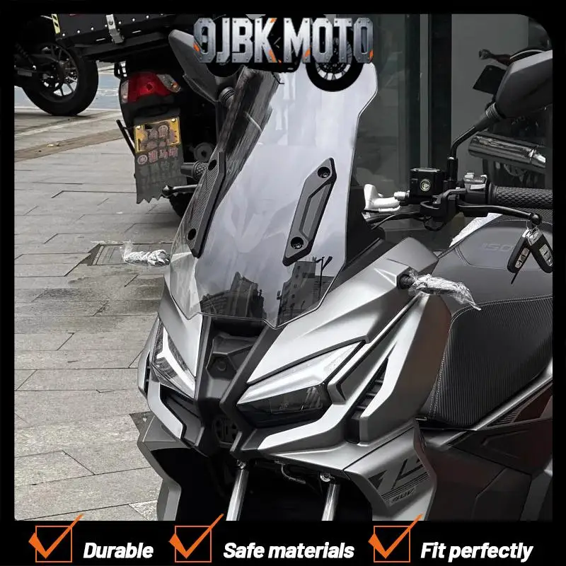 

For Wuji SR150S Motorcycle Windshield Modification Accessories Heighten Deflector Windshield Protect Chest Windshield