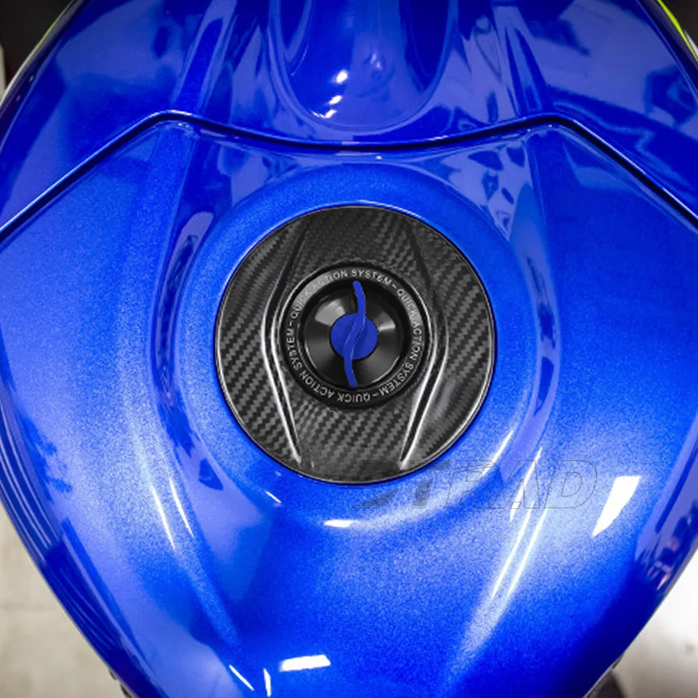 For SUZUKI GSX650F GSX250R GSR750 GSR600 GSF650 BANDIT DTRAD Carbon Fiber Quick Release Fuel Tank Cap Motorcycle Accessories