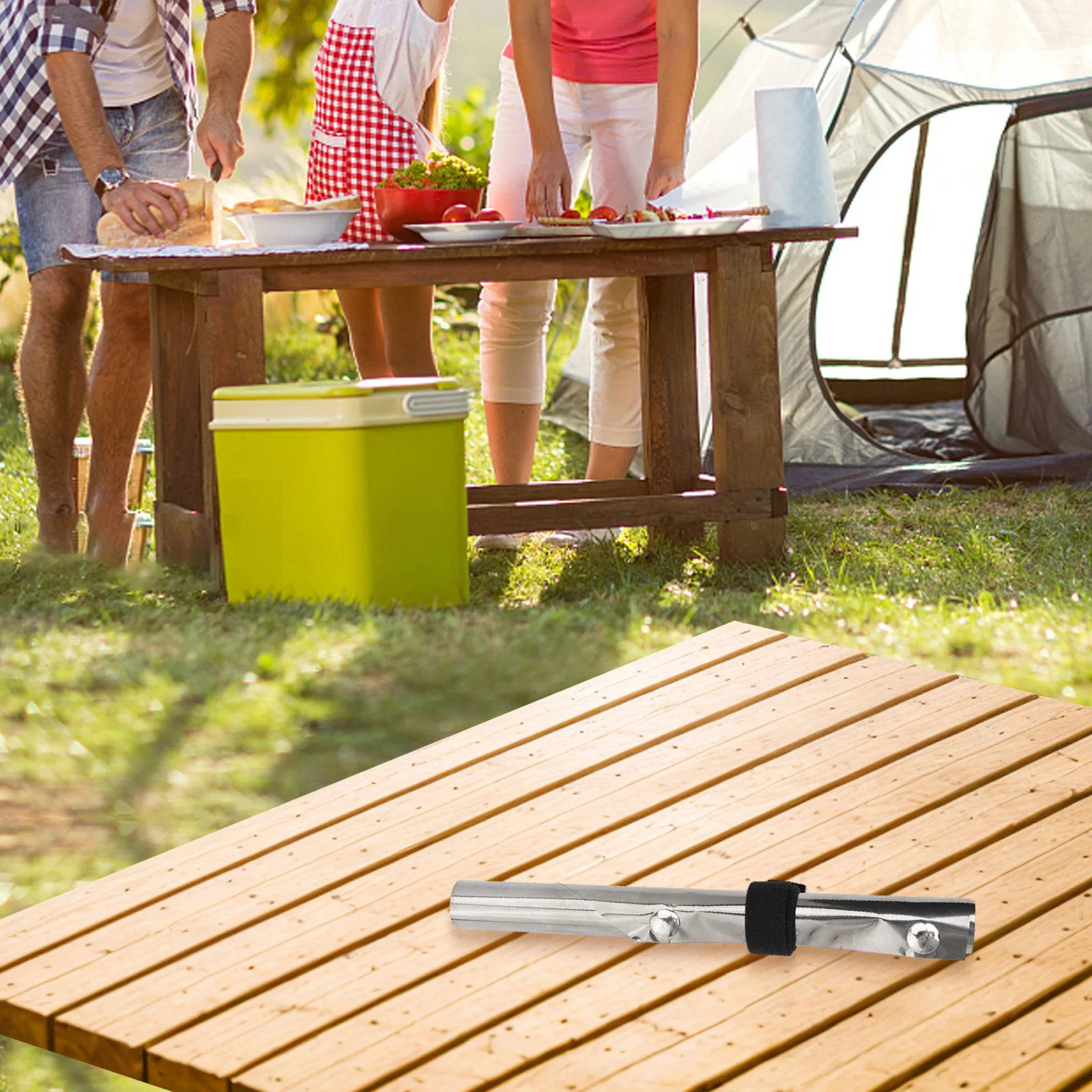 

55 X 21 Cm Camping Stove Wind Screen Lightweight Camping Accessory Portable Outdoor Gear Camping Use Outdoor Cooking