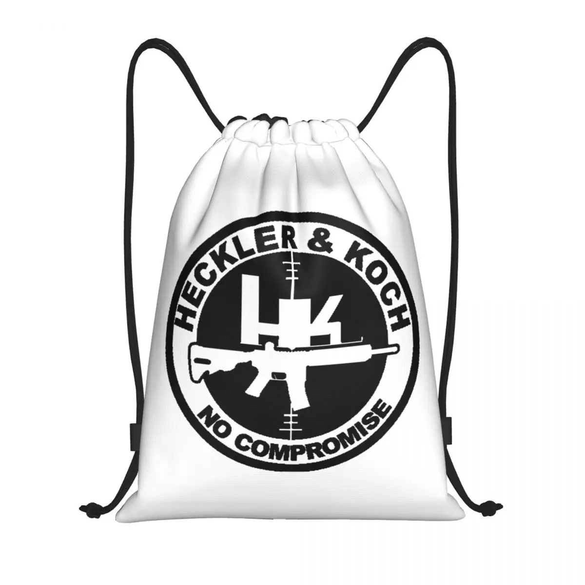 Koch Heckler HK Firearms Drawstring Bag Men Women Portable Sports Gym Sackpack Shopping Backpacks