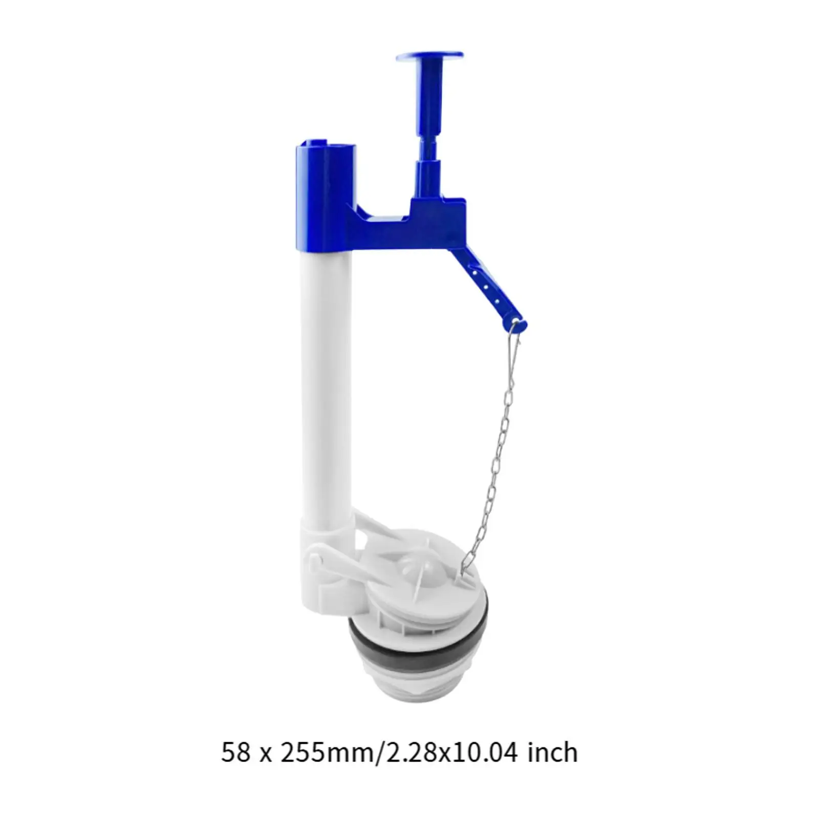 Toilet Float Flush Valve Part Easy to Install Repair Parts Cistern Top Press Drain Valve for Shopping Mall Dormitory Hotel Home