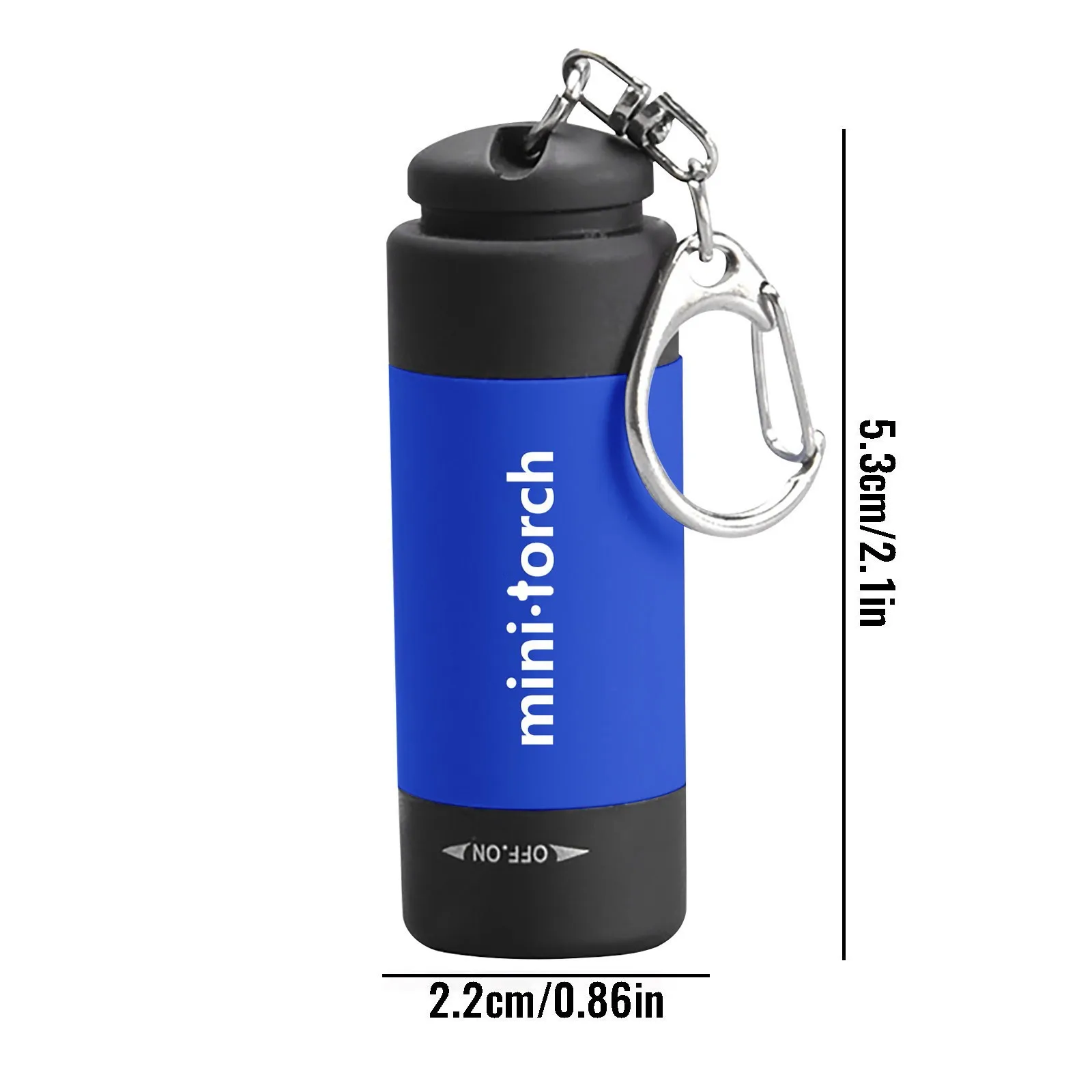 1pc-Ultra Bright Mini Flashlights USB Rechargeable Pocket Keychain Mini Flashlight LED Strong Light Waterproof Travel Portable