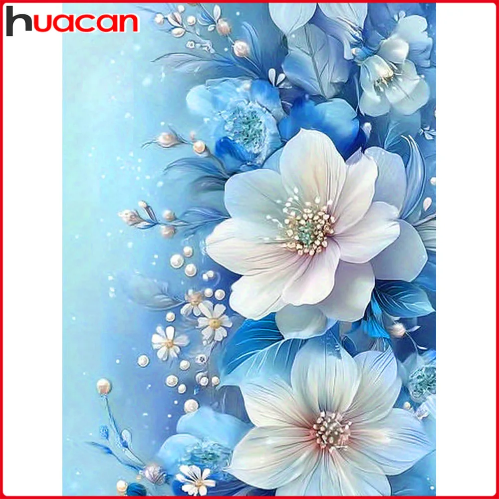 Huacan Neuheiten 2026 Diamant-Malerei Blumen-Diamant-Stickerei Komplettes Set Bastelset