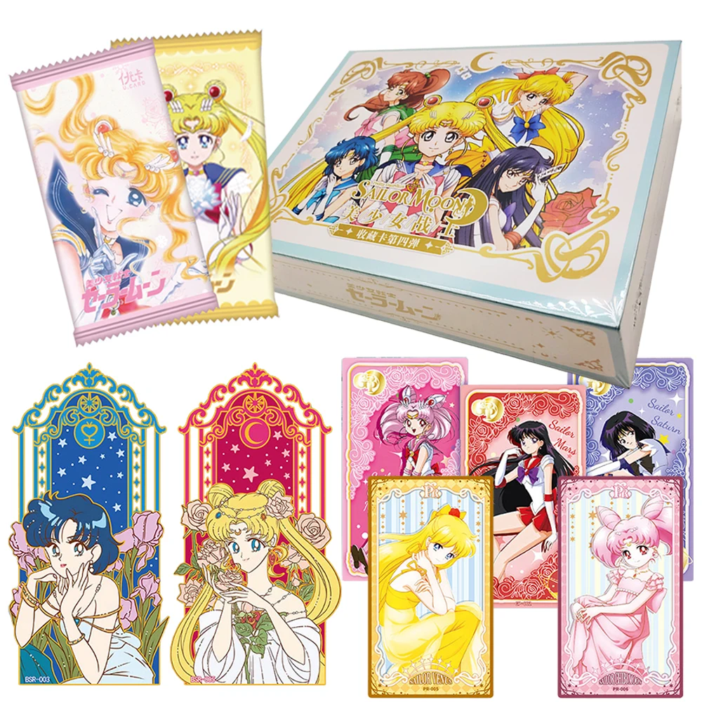 

Sailor Moon Collection Card Japanese Popular Magical Girl Tsukino Usagi Creative Grating Card Boys and Girls Cherish Gifts Toys