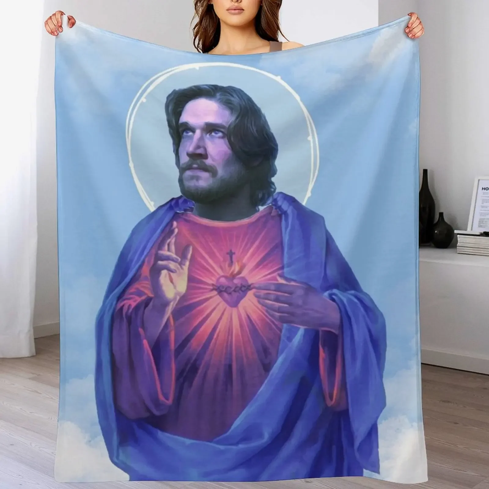 

Jesus Bo Throw Blanket Blankets Sofas Of Decoration Hairys Plaid Flannel Blankets