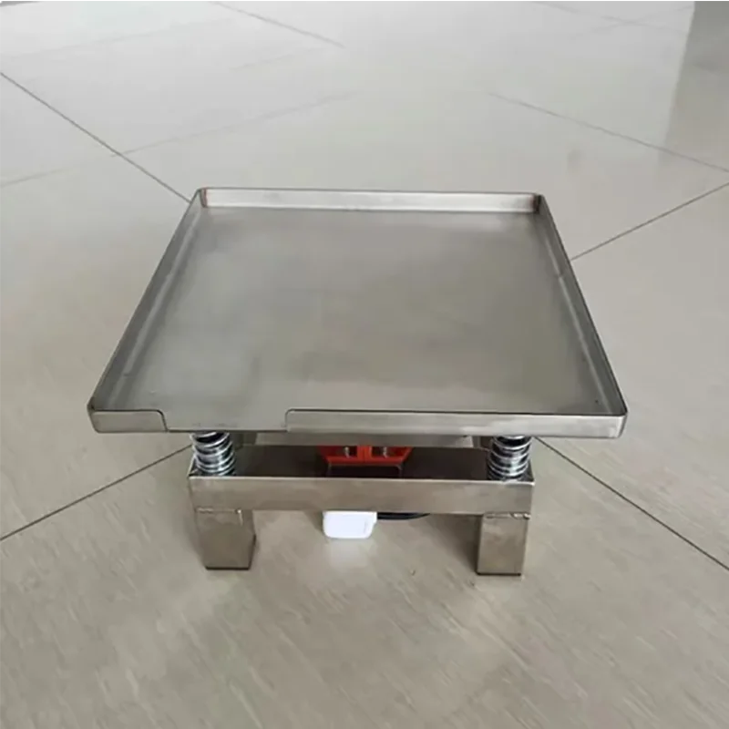 Mini Vibration Table 3000rpm 35*35CM Concrete Vibrating Table Vibration Test Bench Test Block Vibration Platform Stainless Steel