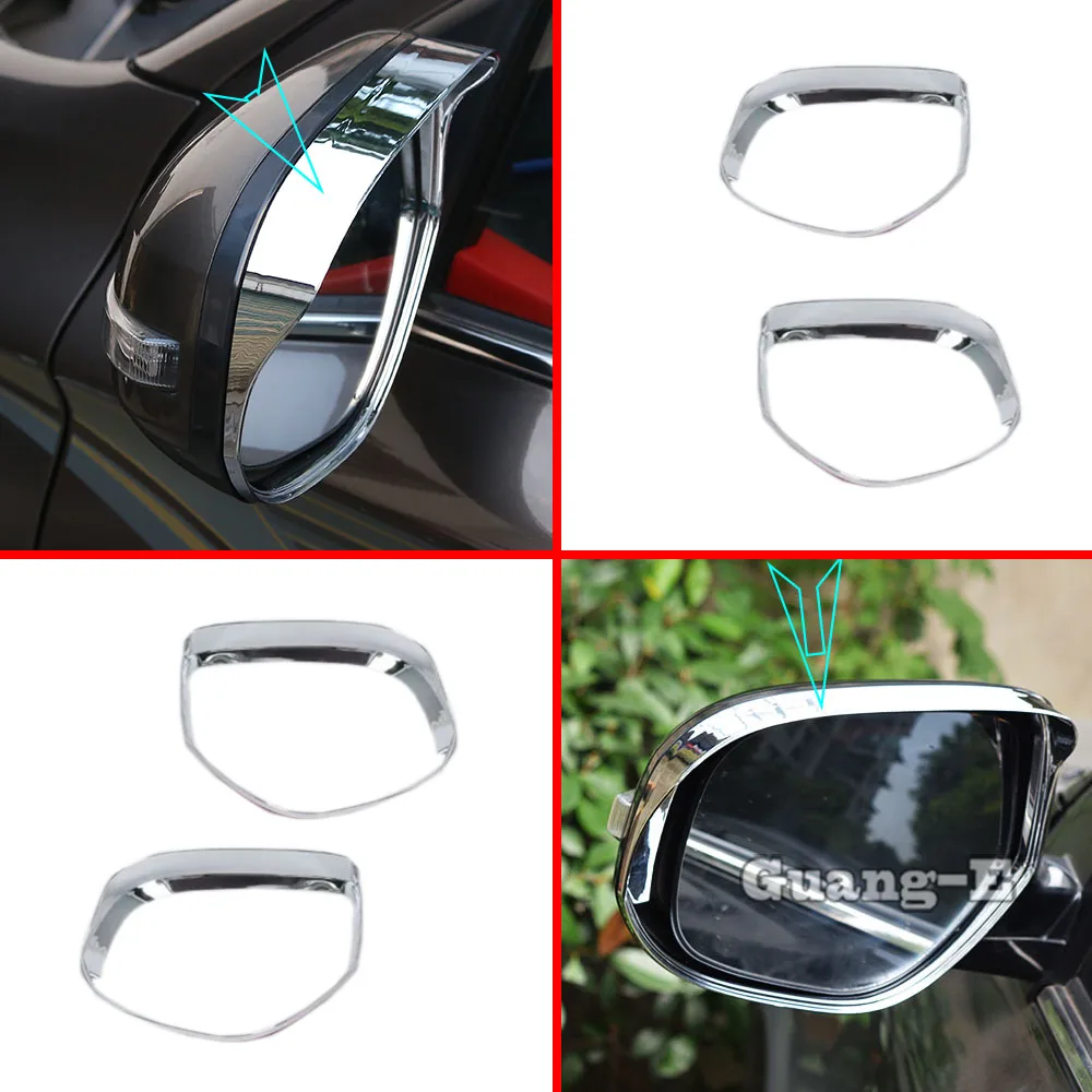 

Auto Rear View Side Glass Mirror Trim Rain Shield Sun Visor Shade Eyebrow For Mitsubishi Outlander 2016 2017 2018 2019 2020 2021