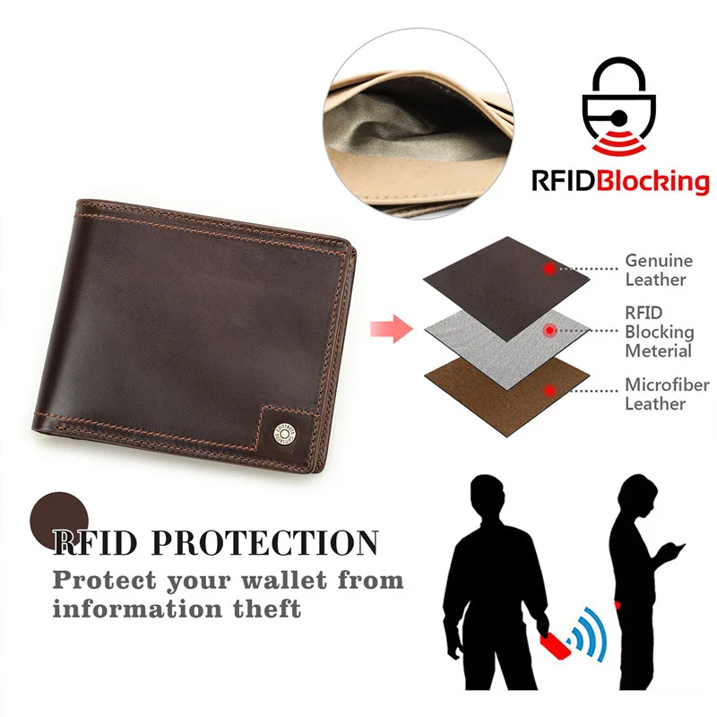 กระเป๋าสตางค์หนังผู้ชายแฟชั่นหรูหราปี 2026 กระเป๋าเงินขนาดเล็กแบบมีซิปพร้อมช่องใส่เหรียญ กระเป๋าสตางค์แบบพับสองตอนสำหรับผู้ชาย พร้อมช่องใส่บัตรและช่องใส่เงิน