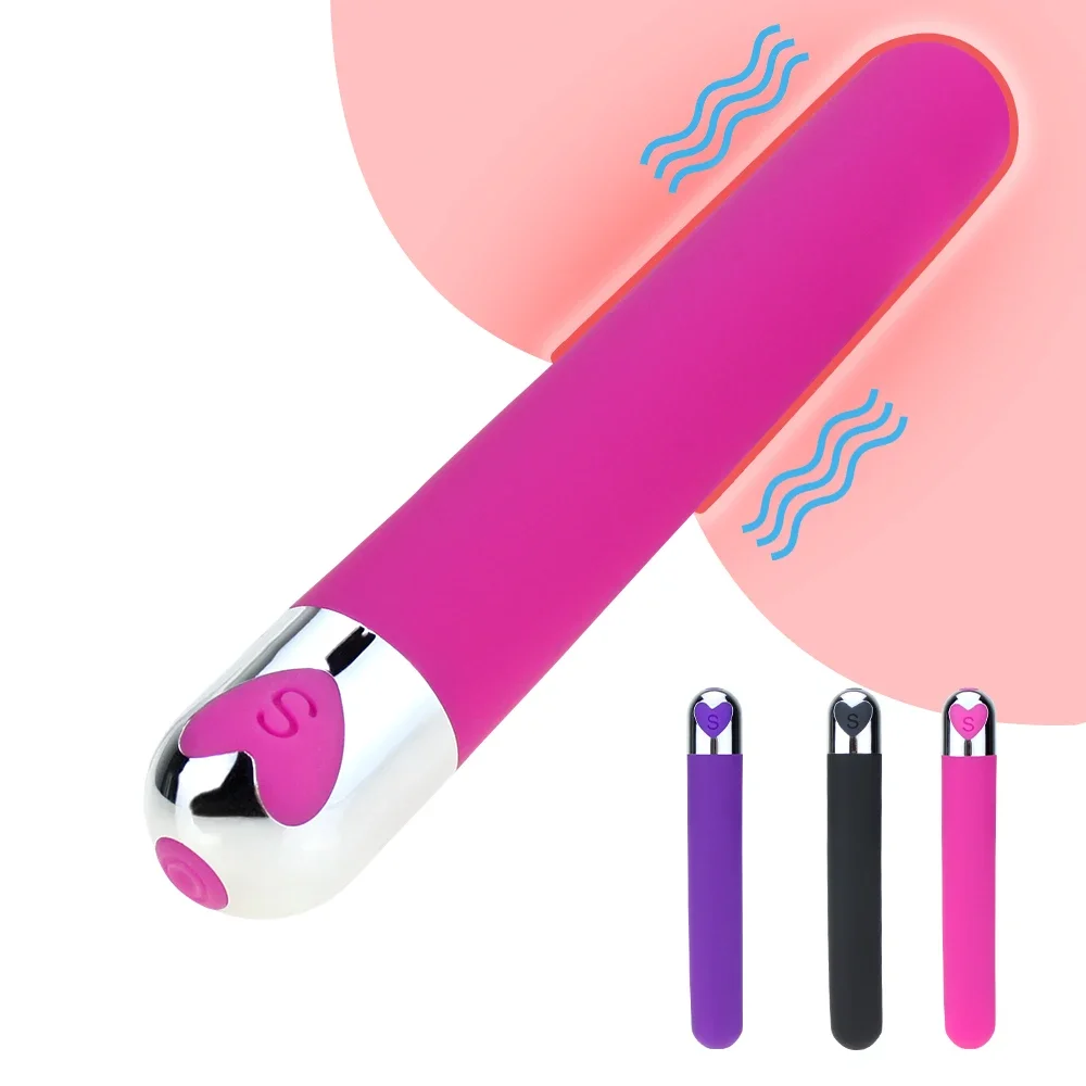 Sex Bullet Vibrator Clitoris and G-Spot Nipple Stimulator Vibrate Massager Vibe Orgasm Vagina Dildo for Travel USB Rechargeable