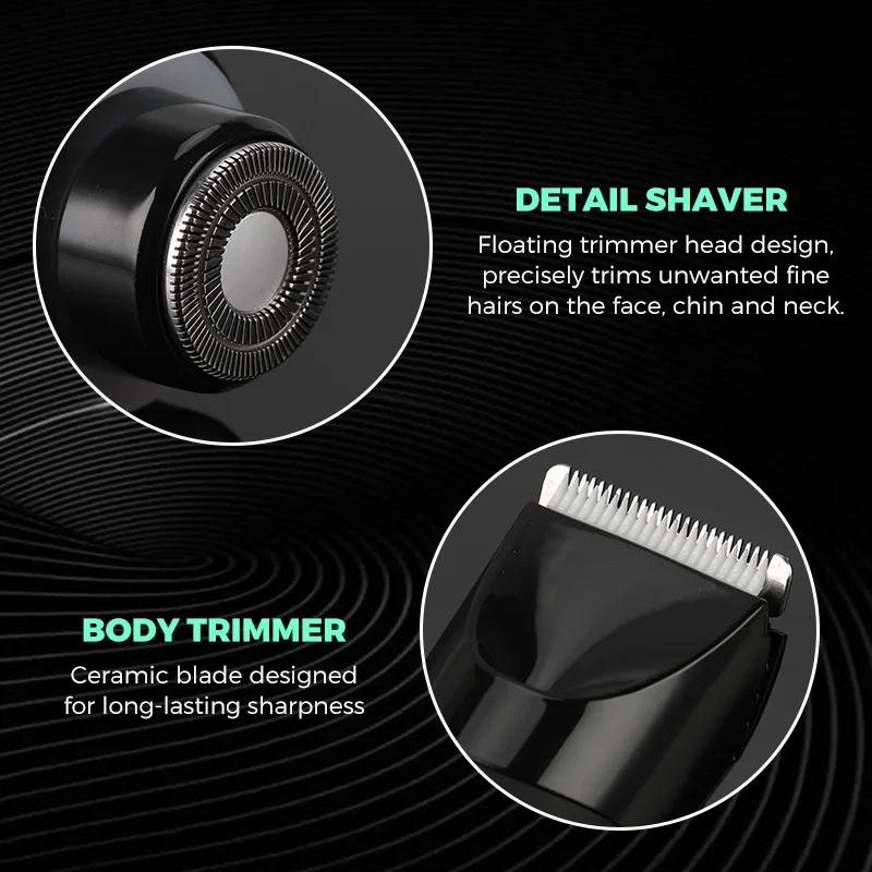 Women's razor 2 in 1 Double Head Shaving Machine Private Groin Electric Push Shear Multifunctional Women's Body Hair Trimmer