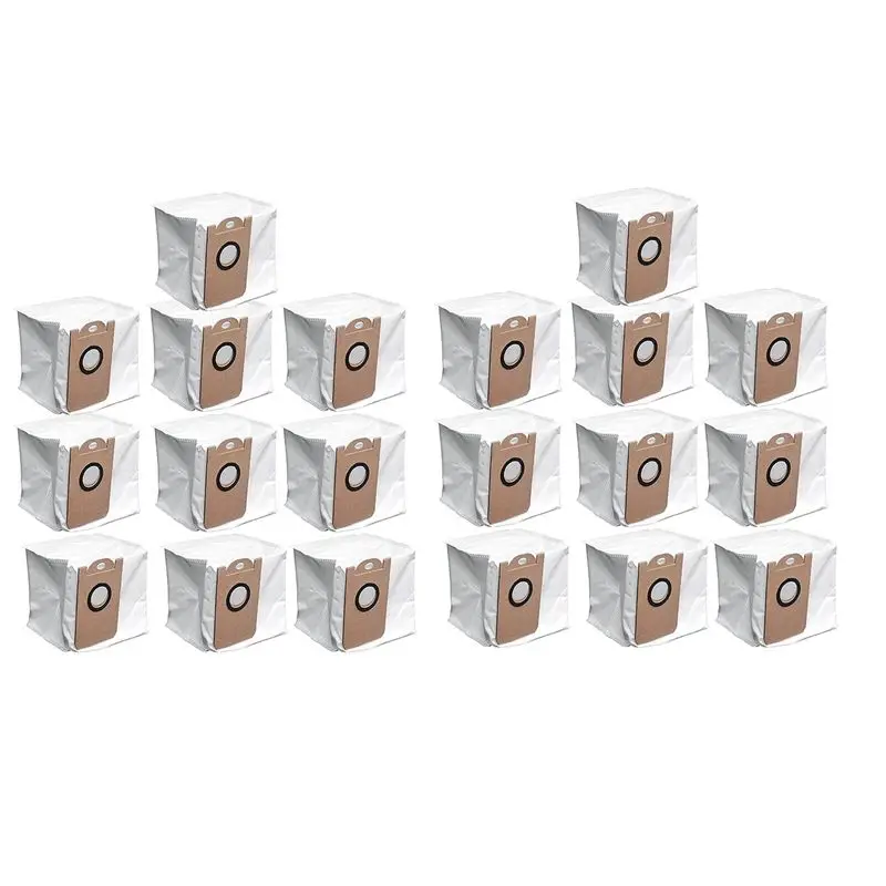 20 Pack Dust Bags For Proscenic M7 Pro M8 Pro Robot Vacuum Cleaner Dedicated Dust Bags Replacement Accessories Parts