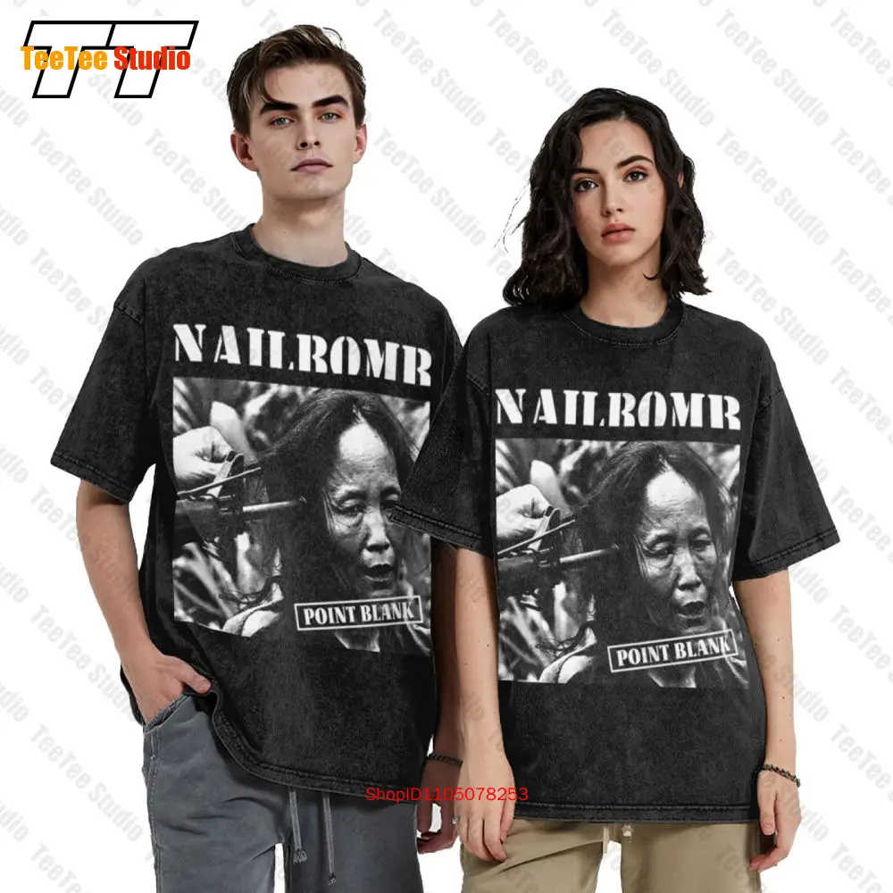 

Nailbomb Point Blank Schwarz Short Sleeve Tee Oversized T-Shirt 59ZW