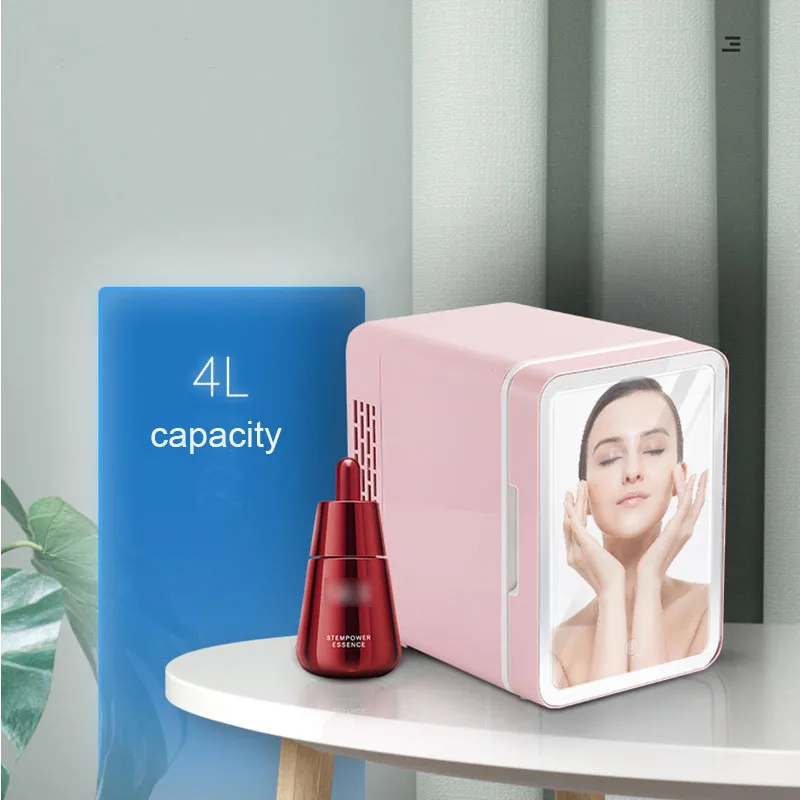 Factory direct sales makeup mirror refrigerator refrigerator bedroom freezer