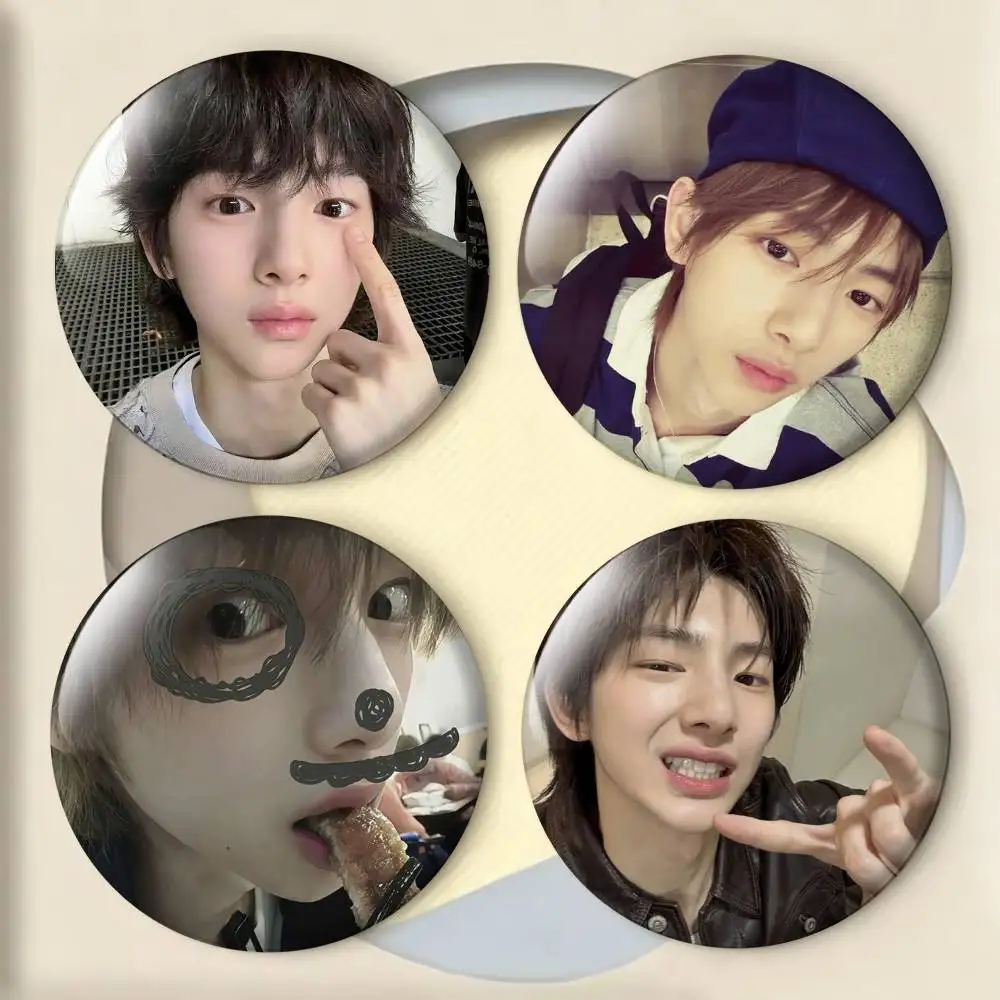 

Kpop Idol J-Juhoon Badges 25 32 44 58 75 mm Round Fans Collect Friends Gifts Brooch Souvenir