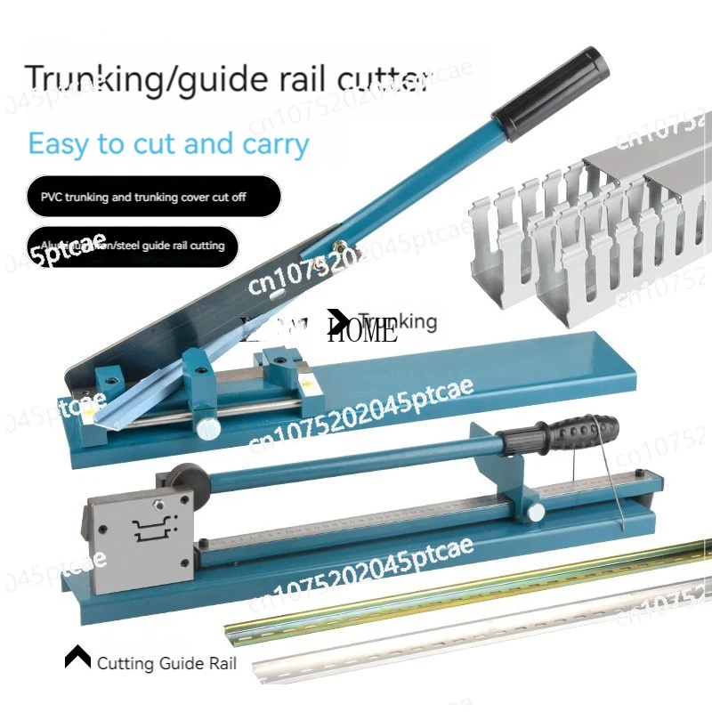 Multifuntional Din Rail Cutter, Portable Cutting Tool, Easy Cut, Double Wire Guide, Cutting Machine