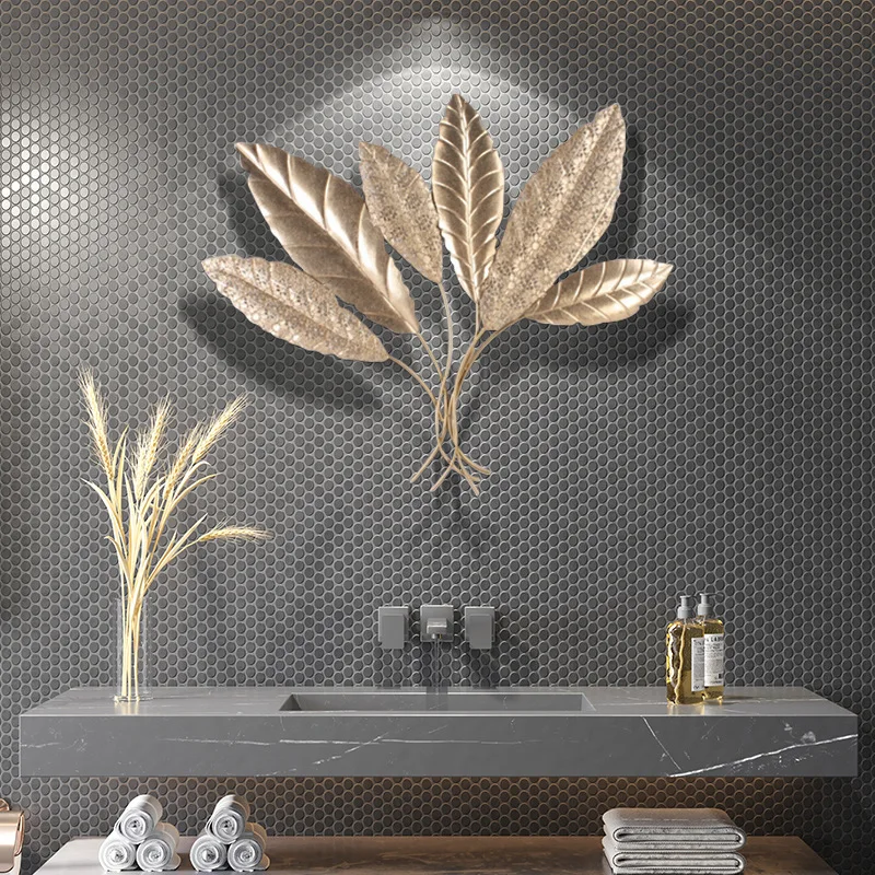 

Creative decoration 3D wall hanging Light luxury and minimalist style wall decorations on the background wall living room TV