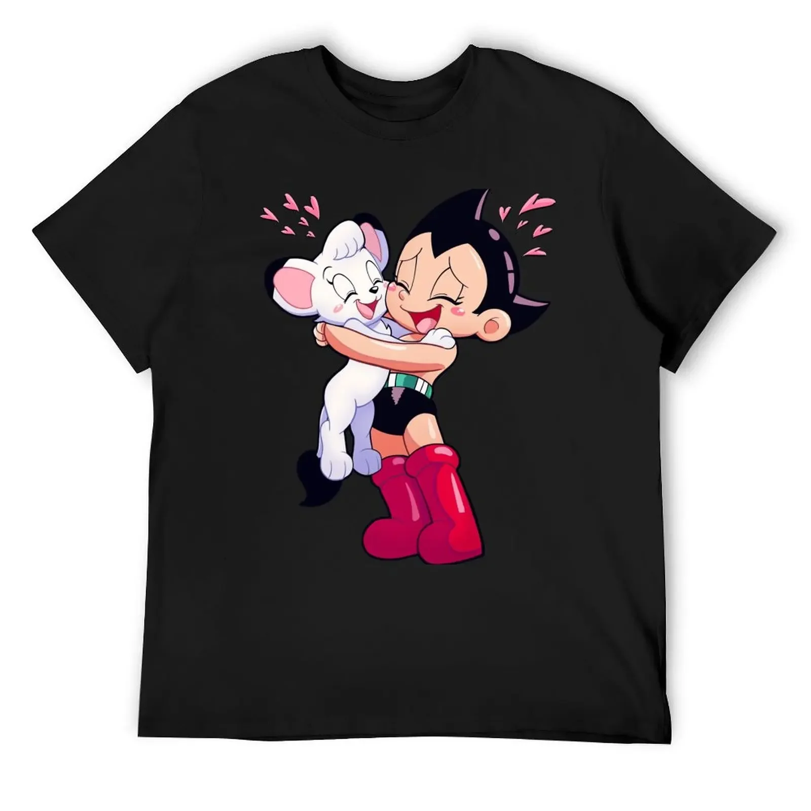 Astro Boy & Kimba the White Lion (T-Shirt cheap stuff vintage clothes mens graphic t-shirts funny