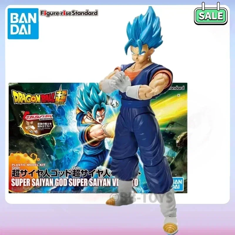 In Stock Original FRS Bandai BB Anime Figure-rise Standard SUPER SAIYAN GOD VEGETTO Action Dragon Ball Z Toys Figurine