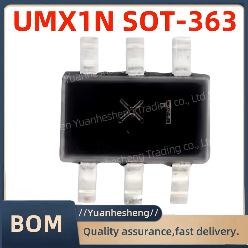 

50pcs Brand new and original UMX1N SOT-363 UMX1NTN SOT363 marchio: X1 SMD for tubo di accensione mitsubishi