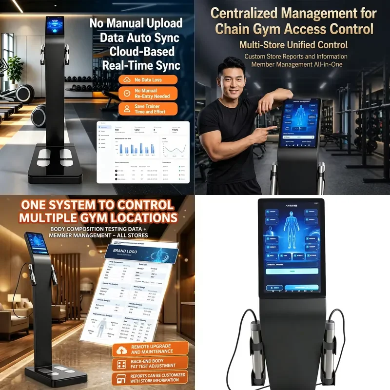 for OEM ODM Physical Examination Analyzer Whole Body Composition BMI Body Fat Analyzer Data Automatically Uploaded to Cloud