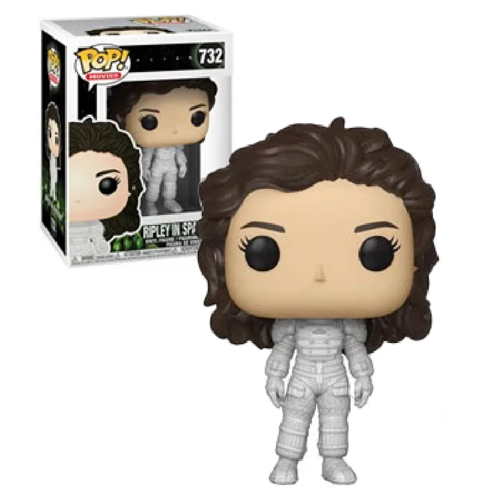 Funko POP Movies Alien Ripley in Spacesuit # 732 زينومورفز # 731 ألعاب شخصيات الحركة من الفينيل لعبة الدمى القابلة للجمع هدايا الهالوين