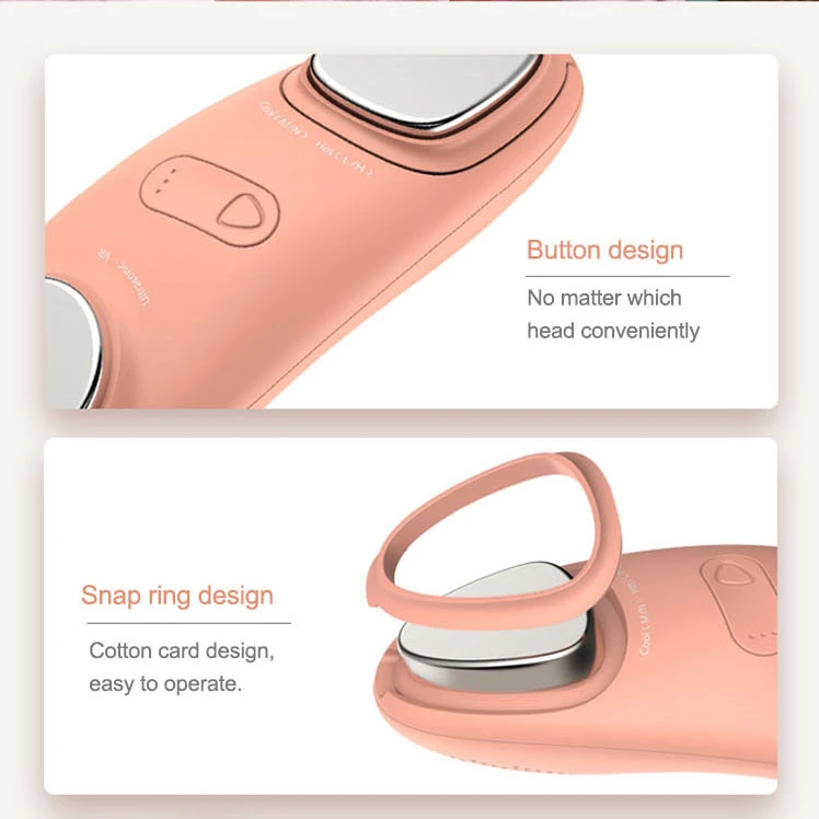 استيراد أداة التجميل تنظيف الاهتزاز المضادة للتجاعيد مدلك الوجه المطرقة معدات تجميل الوجه الساخنة والباردة #5