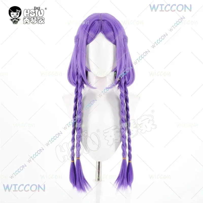 25COSLeague of Legends Yunara غير قابل للكسر سوف شعر مستعار تأثيري مختلط الحرير رقيق شعر مضفر مخصص لعبة شخصية هيربيسي قدس