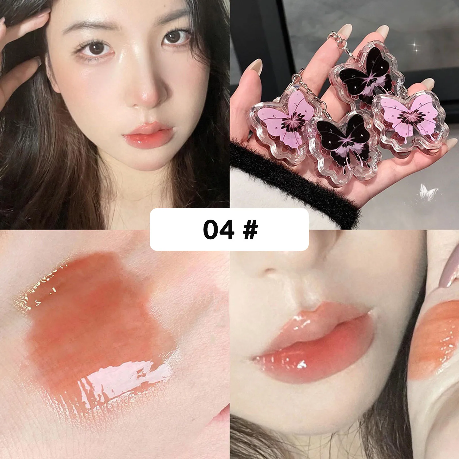 Smooth Glossy Solid Lipstick Non-Sticky Soft Reach Colors Full Lips Gloss for Daily Makeup Everyday Use