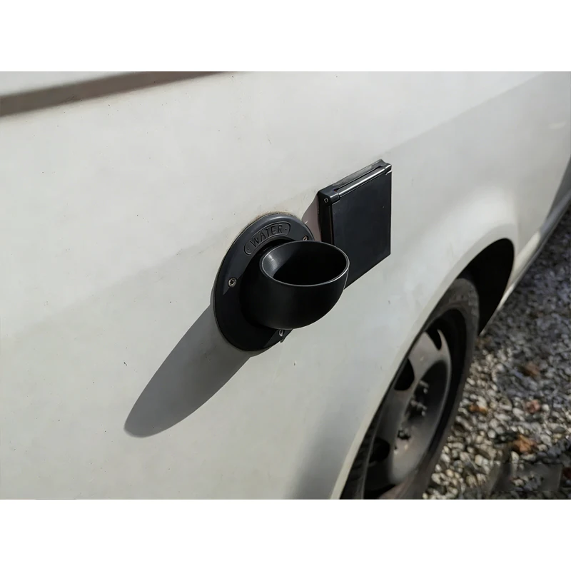 RV Water Filling Funnel Installed On A Standard Sized Water Filling Cover Oil Funnel Filling For Car Motorhome Caravan Campervan view 4