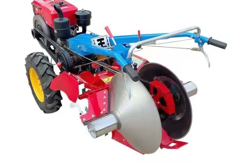 

High horsepower walking tractor, strawberry trenching and ridging machine, greenhouse new style agriculture,