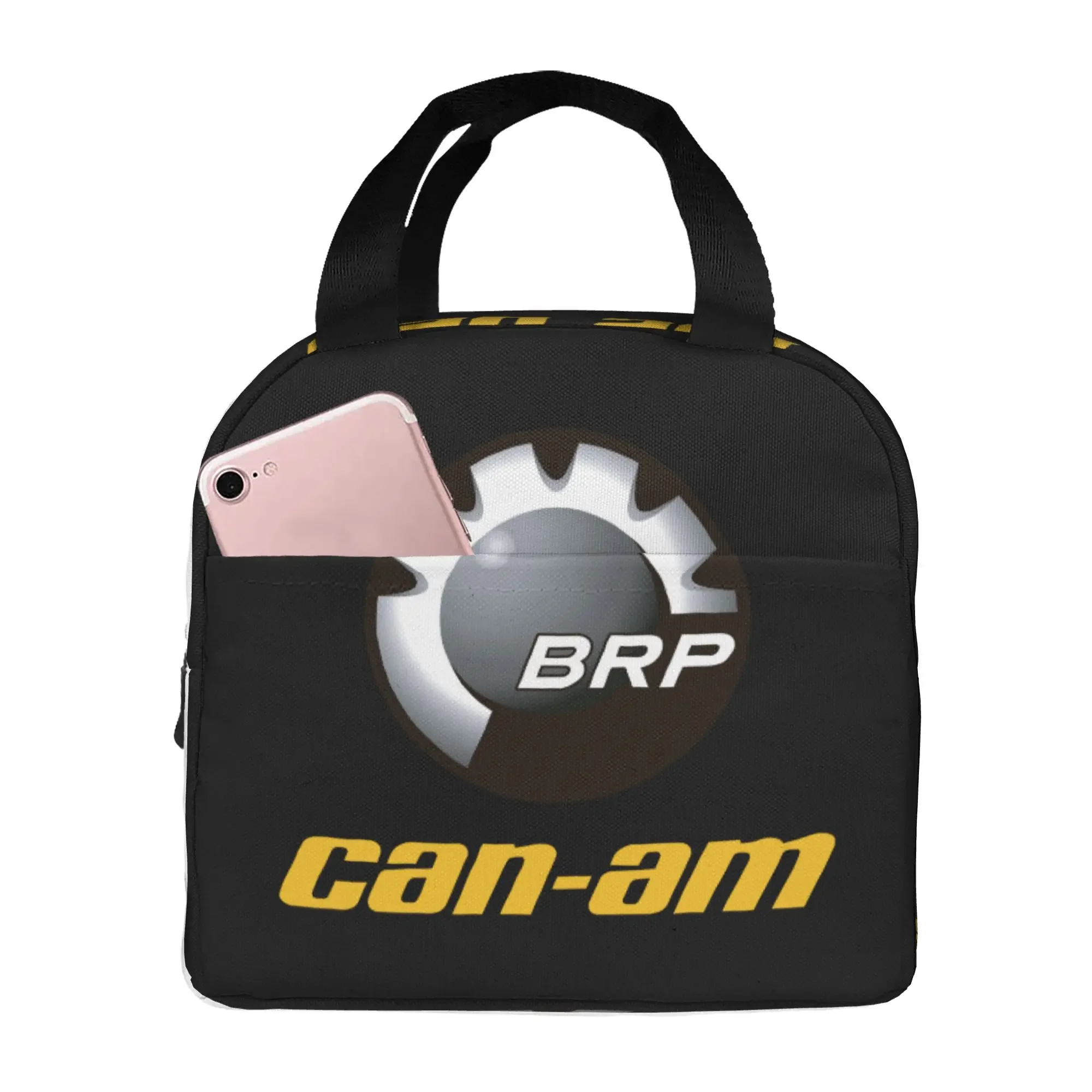 BRP Motorcycle Can-Am Lunch Bag Men Women  Cooler Warm Insulated Lunch Boxes for Adult Office
