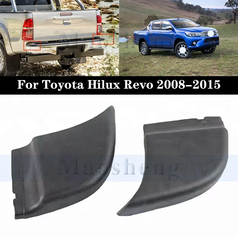 

Bumper Bracket Rear Bumper End Plate Corner Cap Trim For Toyota Hilux Revo 2008-2015 Rear Bumper End Plate Corner Cap Cover