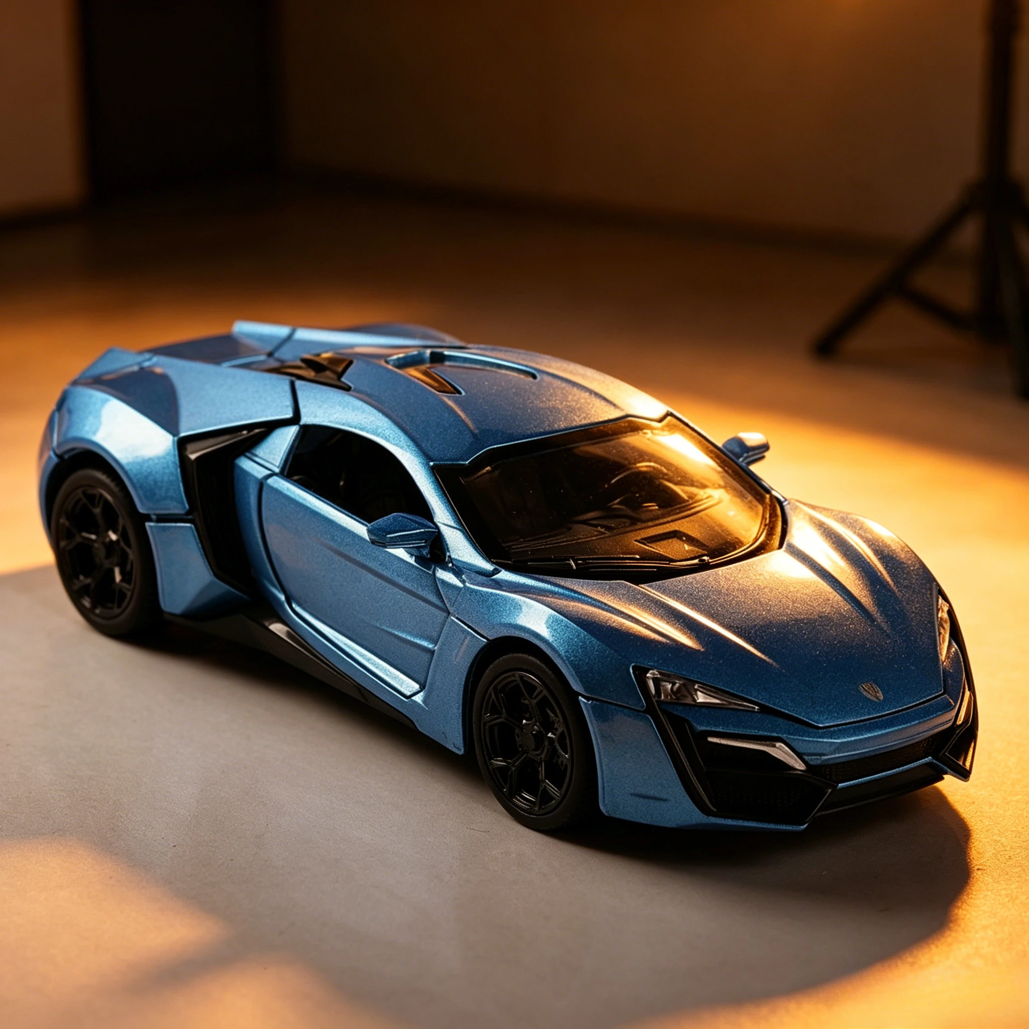 

1:32 Lykan Hypersport Super Sport Car Alloy Metal Diecast Model Vehicle Collecting Hobby Sound & Light Trendy Ornaments