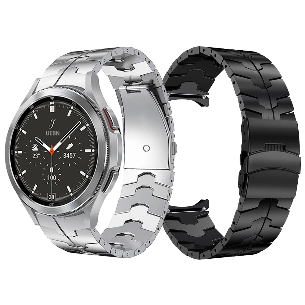 No Gap Stainless Steel Metal Bracelet For Samsung Galaxy Watch4 Classic 46mm 42mm Strap 44mm 40mm Watch bands