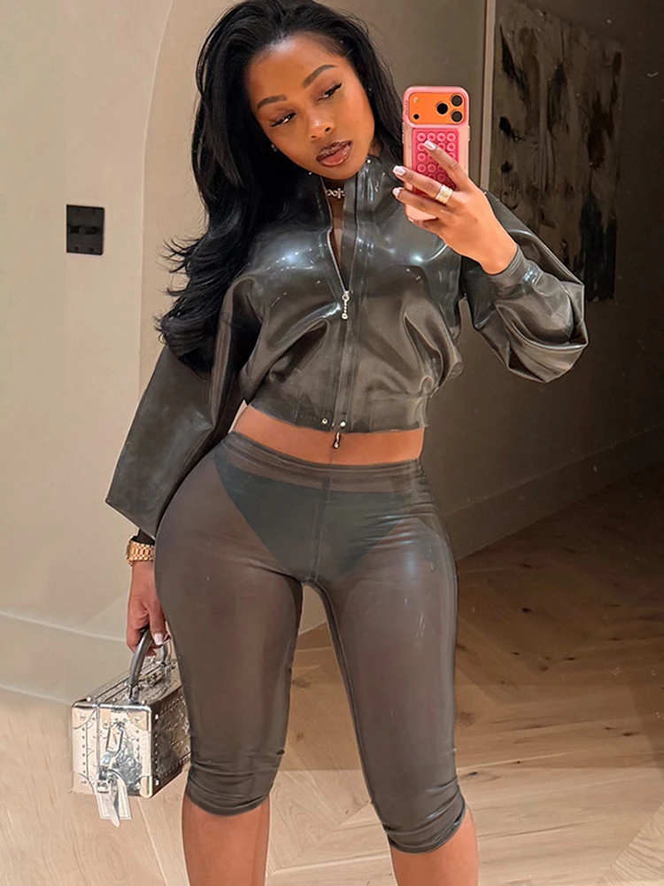 Nibber Pantaloncini in vita elastica Pantaloni da donna Vedi attraverso la moda Hipster 2026 Estate Nuova tendenza Wild Classic Basic Streetwear Buttoms