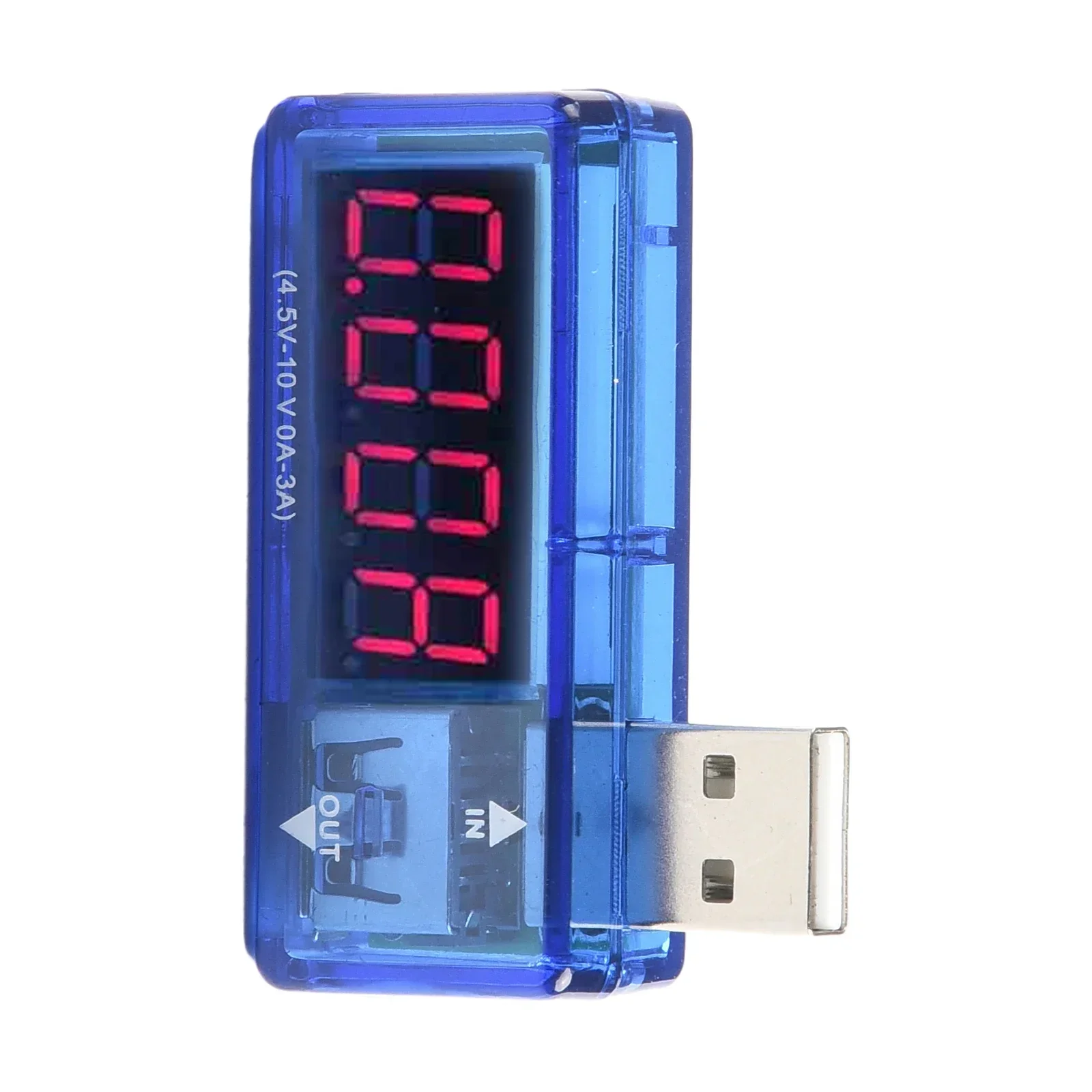 Practical High Quality New Voltage Tester Voltmeter Ammeter Mini USB Charger Turn Transparent USB Mobile Power