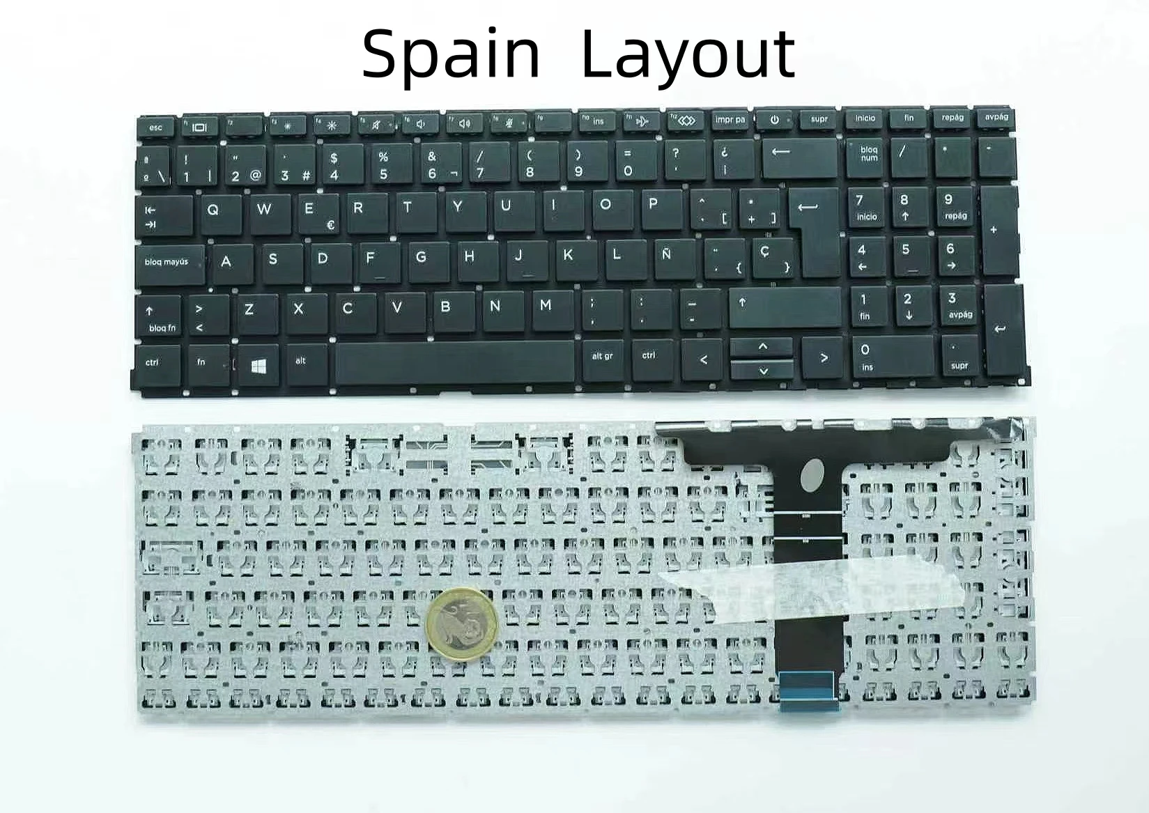 Teclado AZERTY 450 G8 SP/FR/Bélgica para HP ProBook 650 G8 650 G9 655 G9, 450 G8 455 455R G9,ZBook Power G7 G8 G9