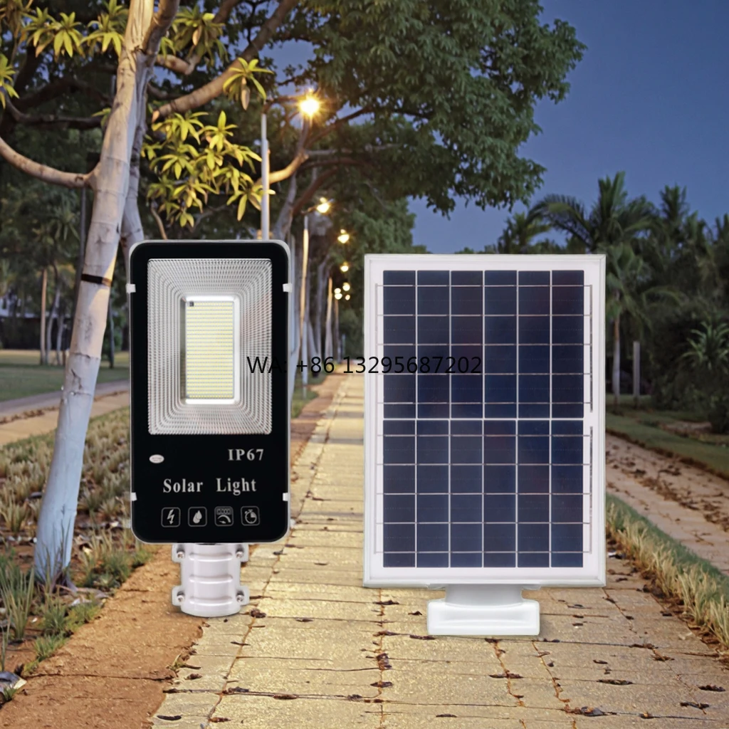 

High Lumen Solar Street Lights Energy Efficient Solar Panels for Public Areas