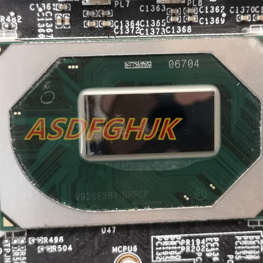 Imagem -03 - Placa-mãe Original do Portátil para Ms16p71 Ms-16p7 Gl63 Ge63 Ge75 I7-9750h Gtx1660 Rtx2060 Rtx2070 Rtx2080