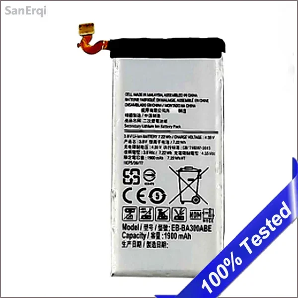 Аккумулятор EB-BA300ABE для Samsung Galaxy A3 A300 A3000 A3009 A300X SM-A300F SM-A300FU EB-BA300ABE Аккумулятор Bateria