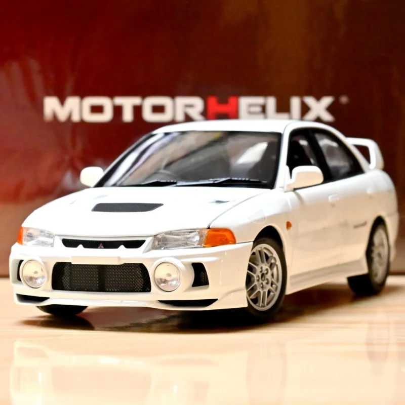 

MH Motorhelix 1:18 Lancer EVO IV 4 JDM Simulation Limited Edition All Open Alloy Metal Static Car Model Toy Gift