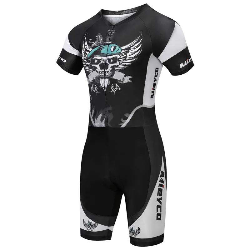 Mieyco Herren-Triathlon-Skinsuit, schnelltrocknender Einteiler, Tri-Anzug für Radfahren, Laufen, Schwimmen, Rennen, Team-Bike-Sportbekleidung – Detail 6