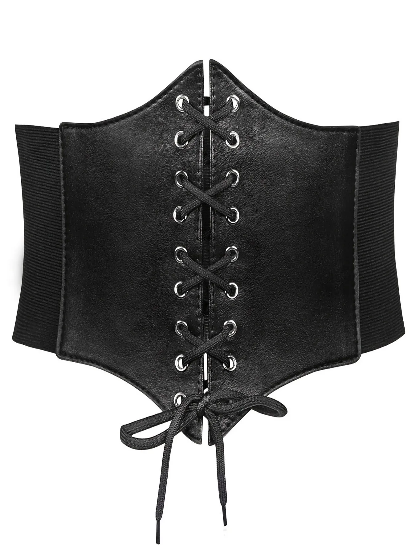 Cintura attillata ampia, elastico in vita, abito decorativo da donna, maglione versatile semplice e alla moda