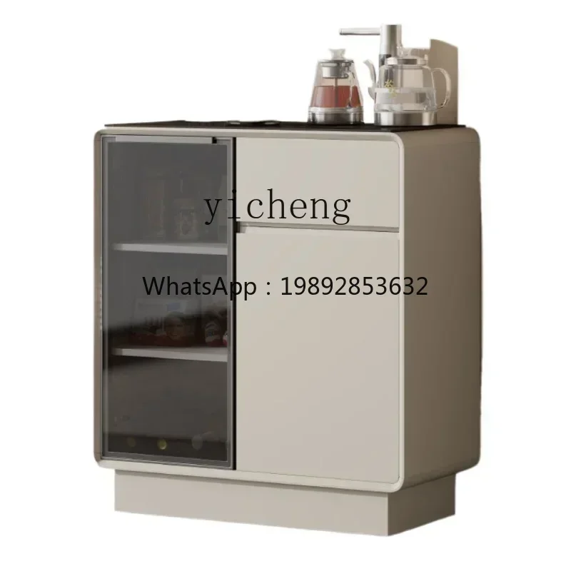 

New Intelligent Voice Tea Machine All-in-One Cabinet Home Living Room Automatic Multifunctional Solid Wood Cabinets
